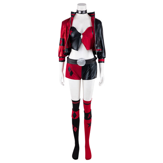 DC Comics Red White & Black: Harley Quinn Cosplay Costume