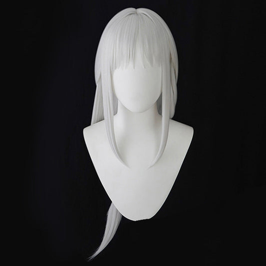 Azur Lane USS Massachusetts Dressed to Impress White Silver Cosplay Wig