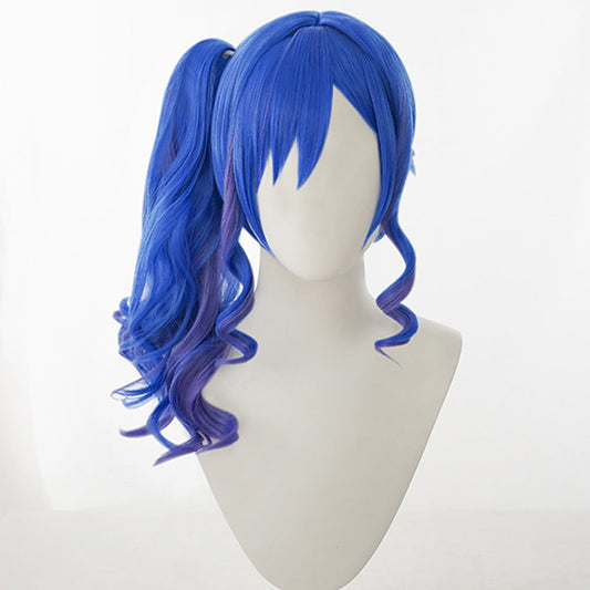 Azur Lane St. Louis Luxury Handle Blue Cosplay Wig