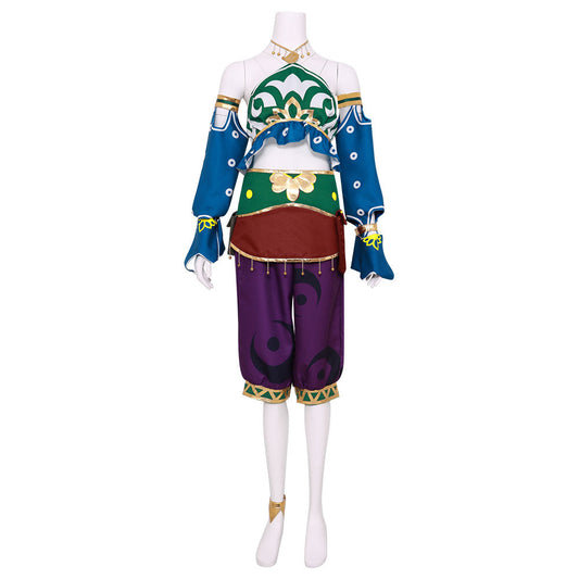 The Legend of Zelda: Breath of the Wild Weibliche Link Gerudo-Outfit Cosplay Kostüm