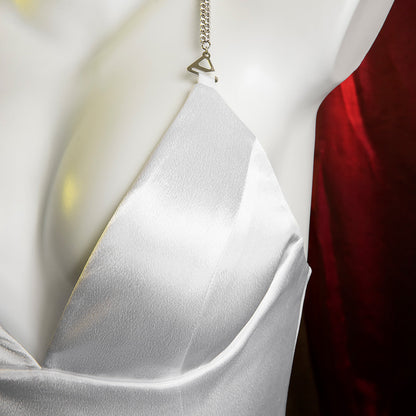 Joker: Folie à Deux Harley Quinn Weißes Kleid Cosplay Kostüm