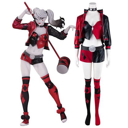 DC Comics Red White & Black: Harley Quinn Cosplay Costume