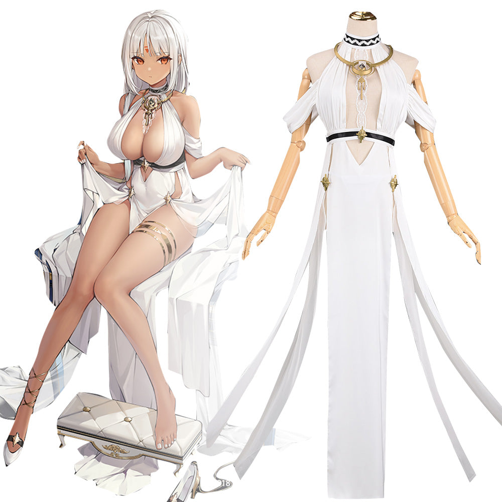 Azur Lane USS Massachusetts Dressed to Impress Cosplay Costume