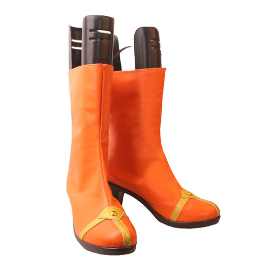 The Legend of Zelda: Tears of the Kingdom Purah Orange Cosplay-Schuhe