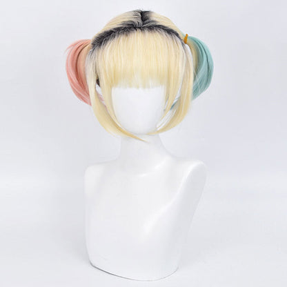 DC Birds of Prey Harley Quinn Golden Cosplay Wig