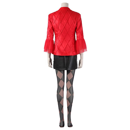 Joker: Folie à Deux Harley Quinn Red Black Suit Jacket Cosplay Costume