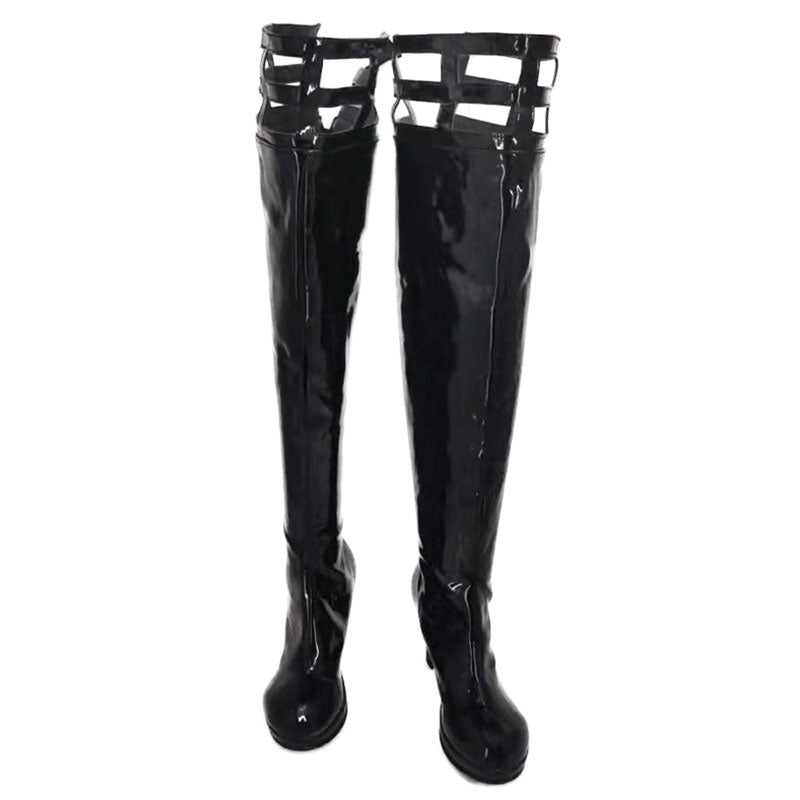 SPY×FAMILY Yor Forger Black Shoes Cosplay Boots (Above 26cm flat bottom)