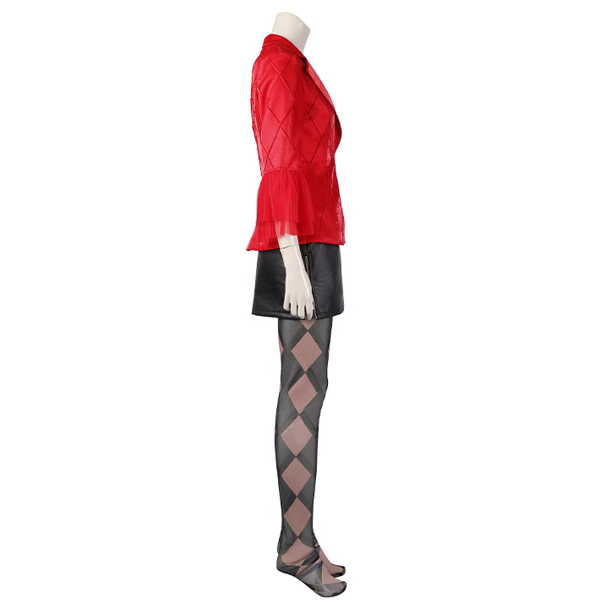 Joker: Folie à Deux Harley Quinn Red Black Suit Jacket Cosplay Costume