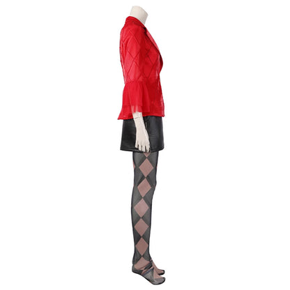 Joker: Folie à Deux Harley Quinn Red Black Suit Jacket Cosplay Costume