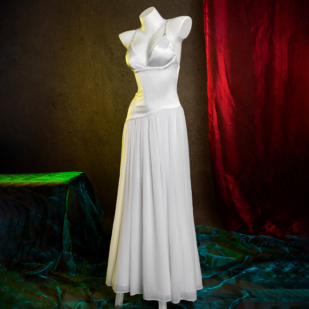 Joker: Folie à Deux Harley Quinn Weißes Kleid Cosplay Kostüm