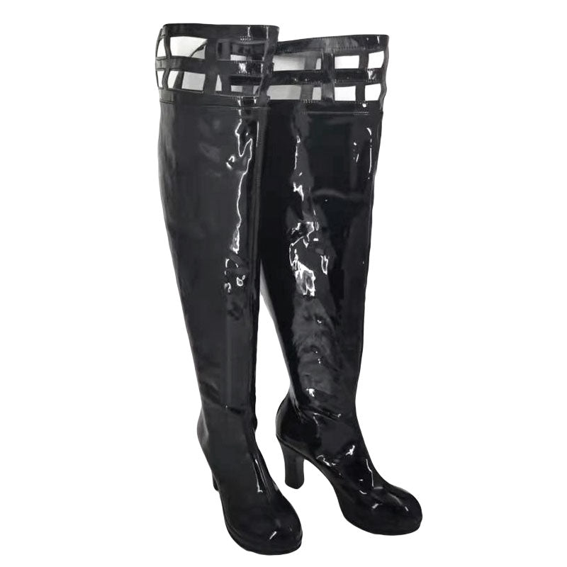SPY×FAMILY Yor Forger Black Shoes Cosplay Boots (Above 26cm flat bottom)