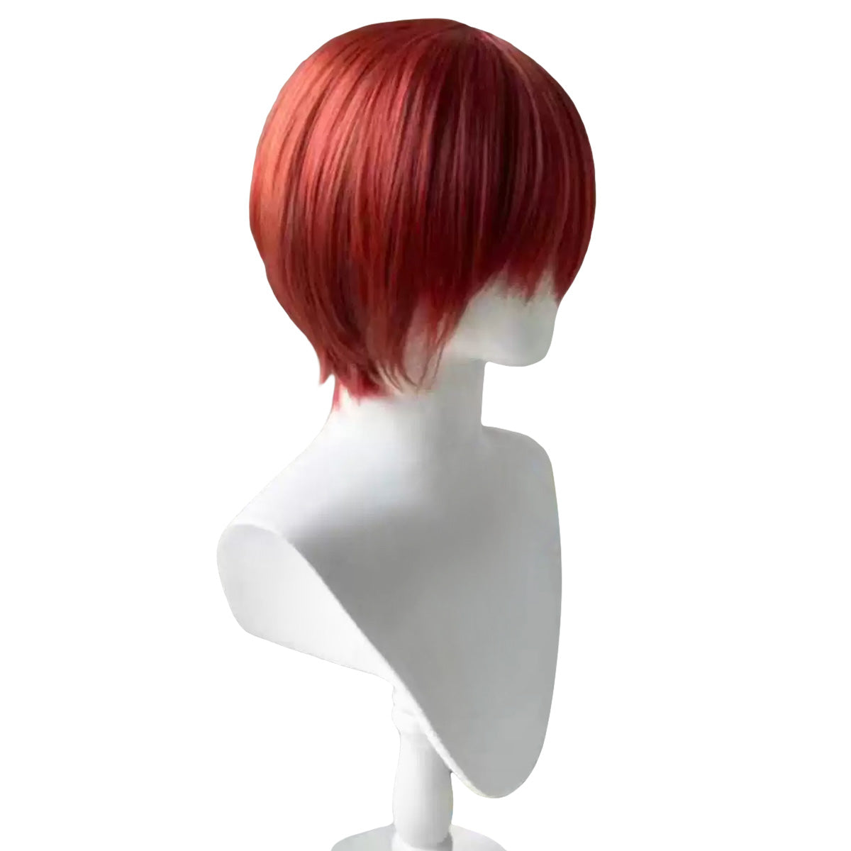 Perruque de cosplay rouge Danganronpa Mahiru Koizumi