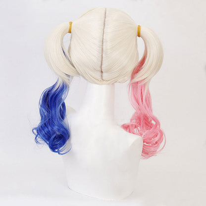 Perruque de cosplay Harley Quinn de DC Comics New Batman Suicide Squad