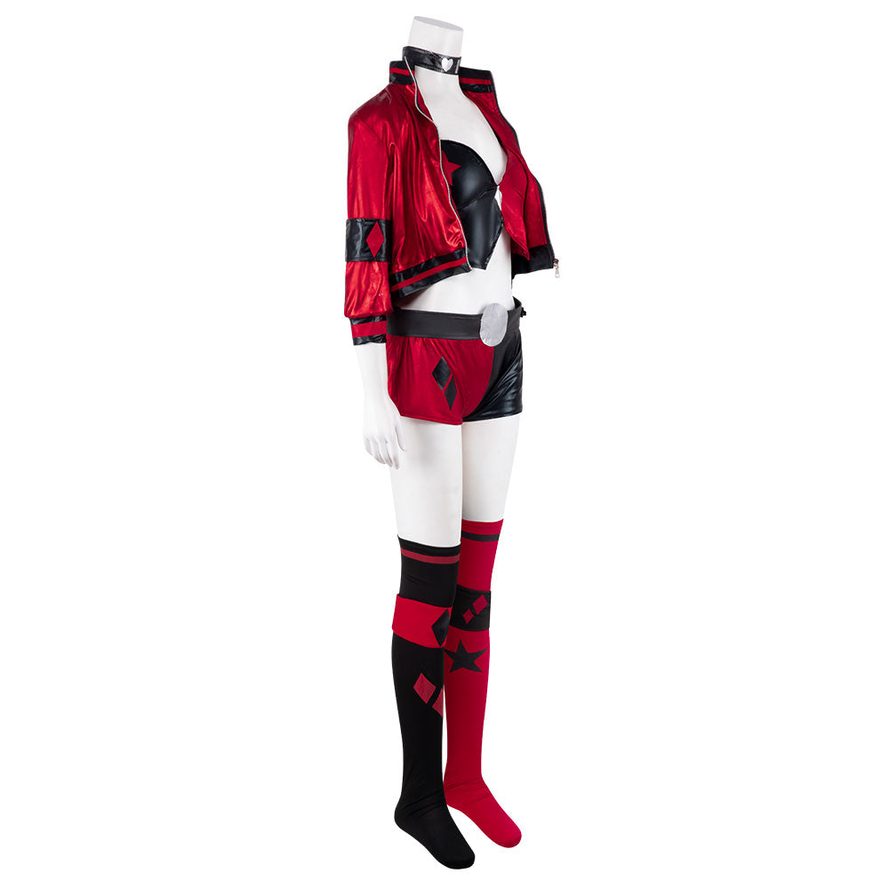 DC Comics Red White & Black: Harley Quinn Cosplay Costume