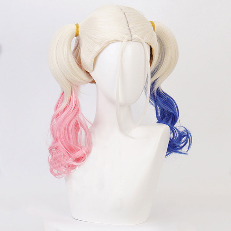 Perruque de cosplay Harley Quinn de DC Comics New Batman Suicide Squad
