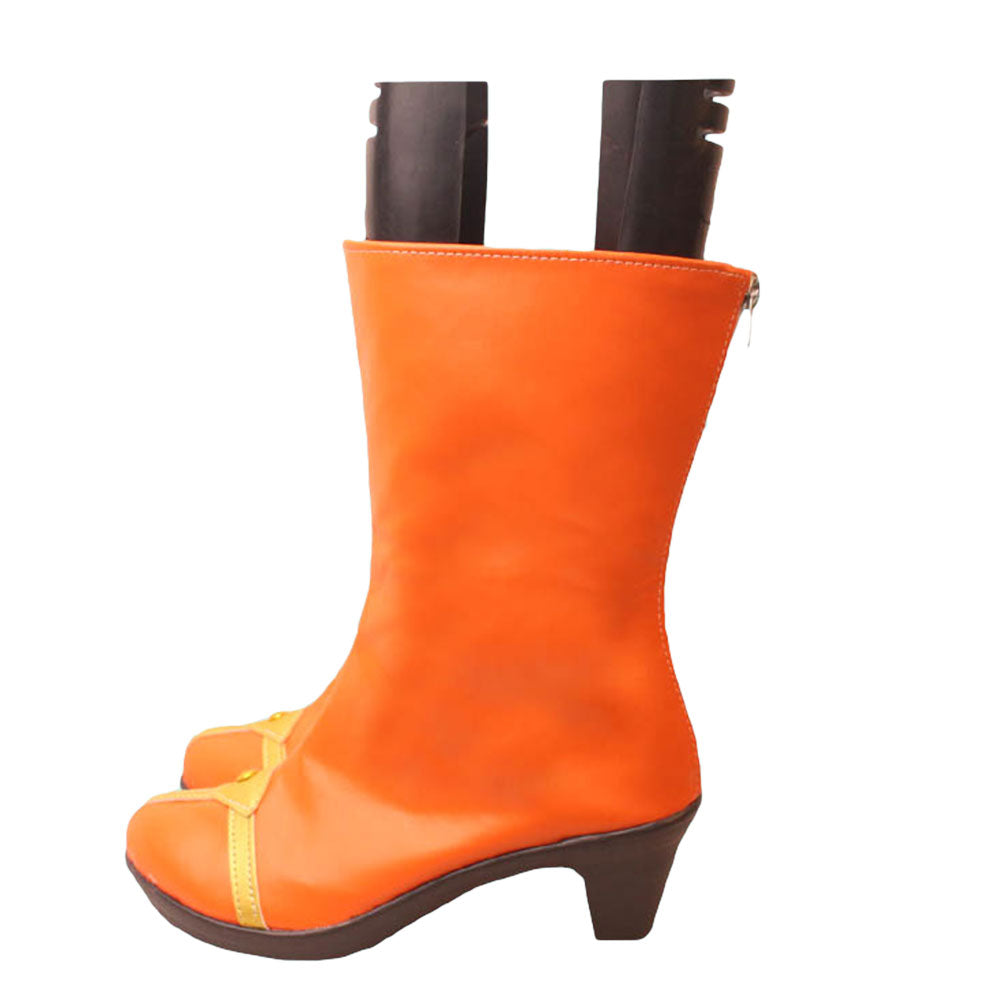 The Legend of Zelda: Tears of the Kingdom Purah Orange Cosplay-Schuhe