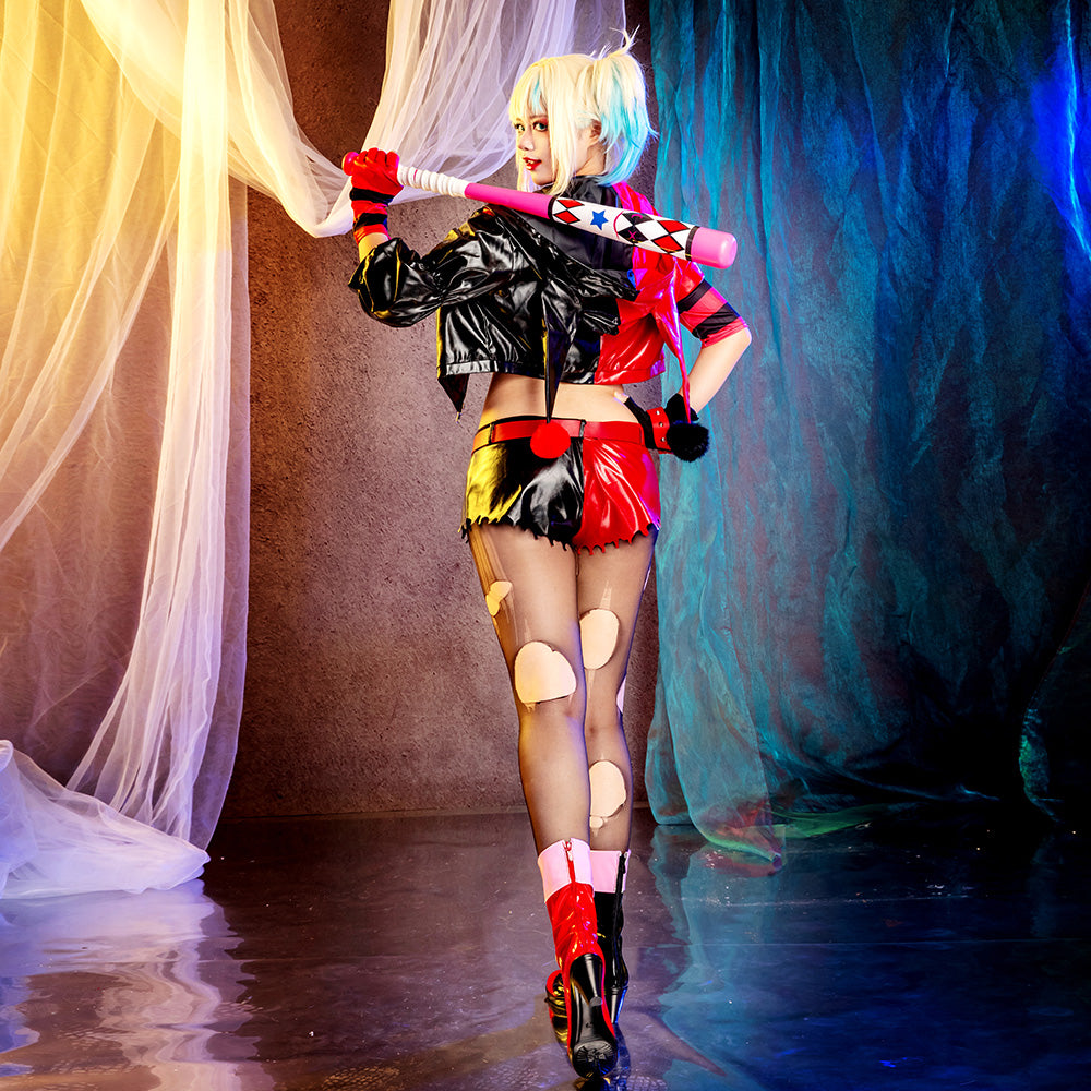 DC Suicide Squad Isekai Harley Quinn Cosplay Kostüm