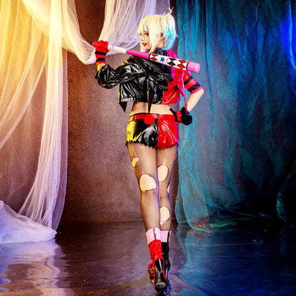 DC Suicide Squad Isekai Harley Quinn Cosplay Kostüm