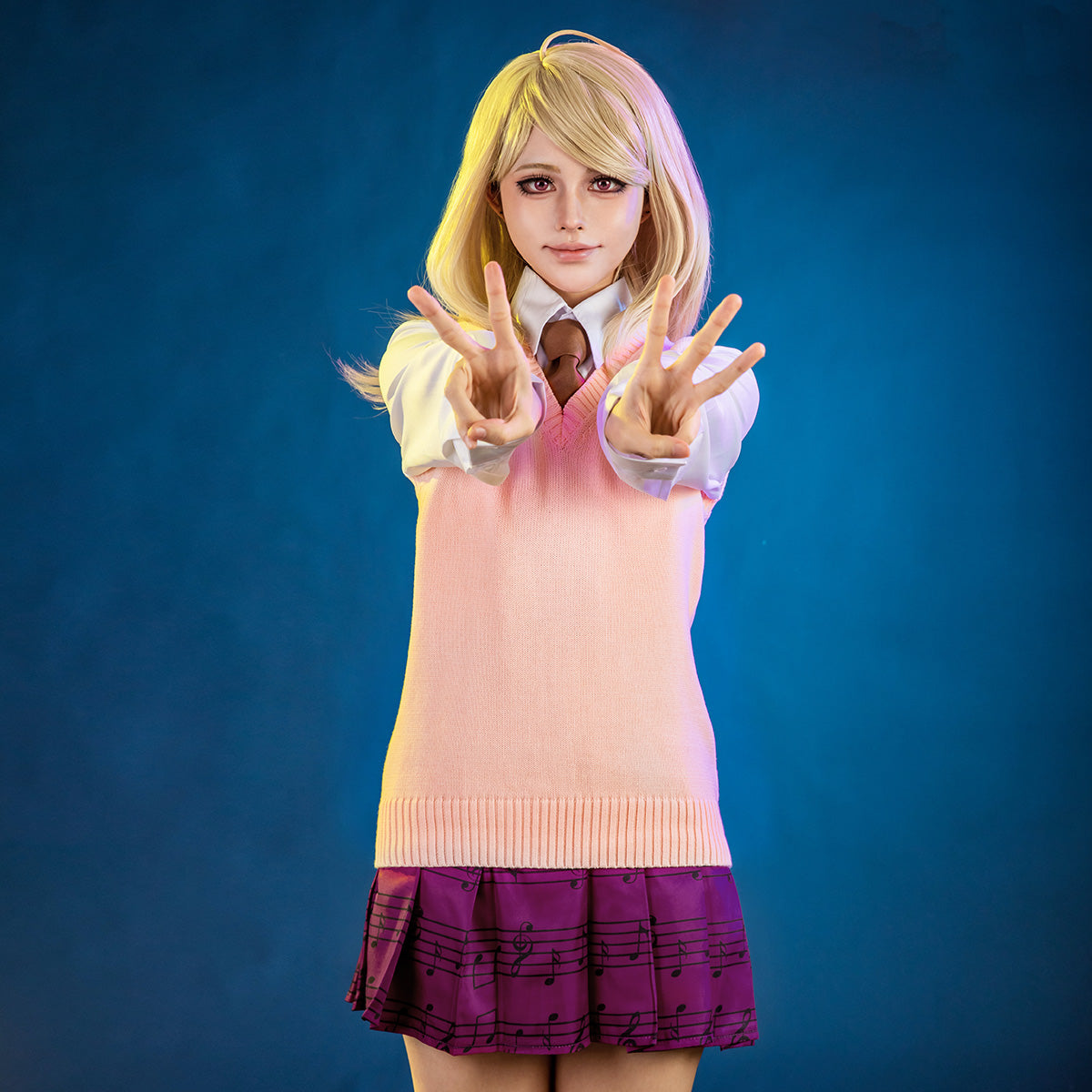 Danganronpa Dangan Ronpa V3: Killing Harmony Kaede Akamatsu Cosplay Costume - No Bag