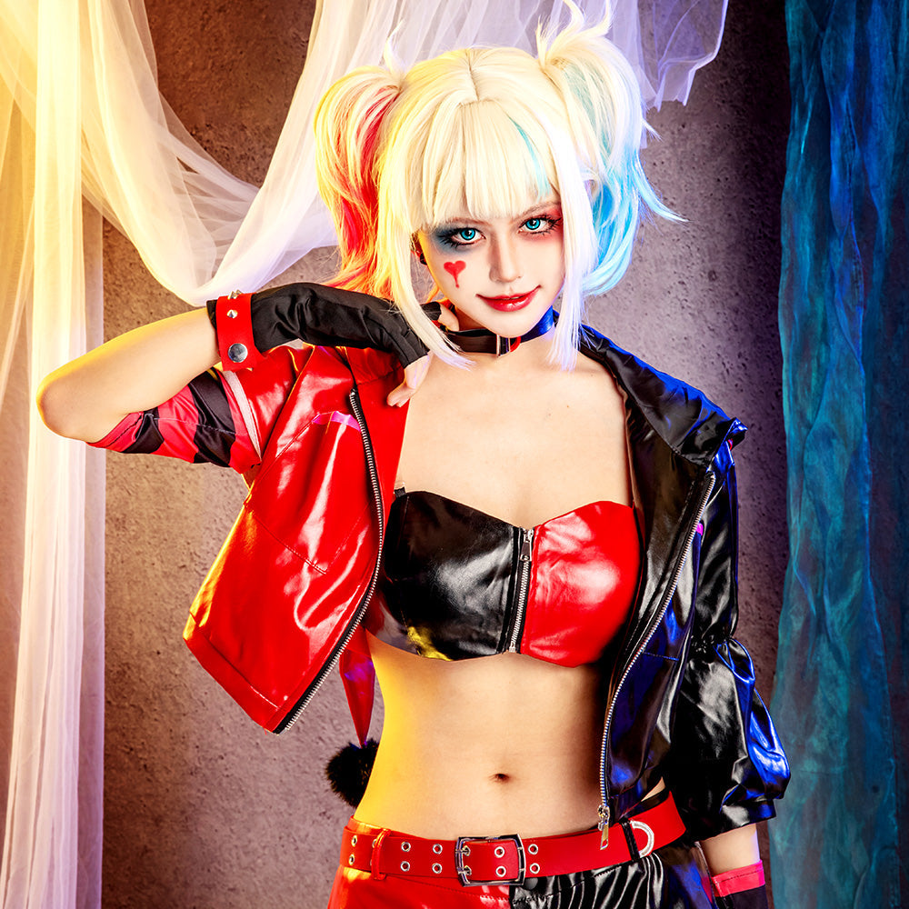 DC Suicide Squad Isekai Harley Quinn Cosplay Kostüm