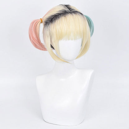 DC Birds of Prey Harley Quinn Golden Cosplay Wig