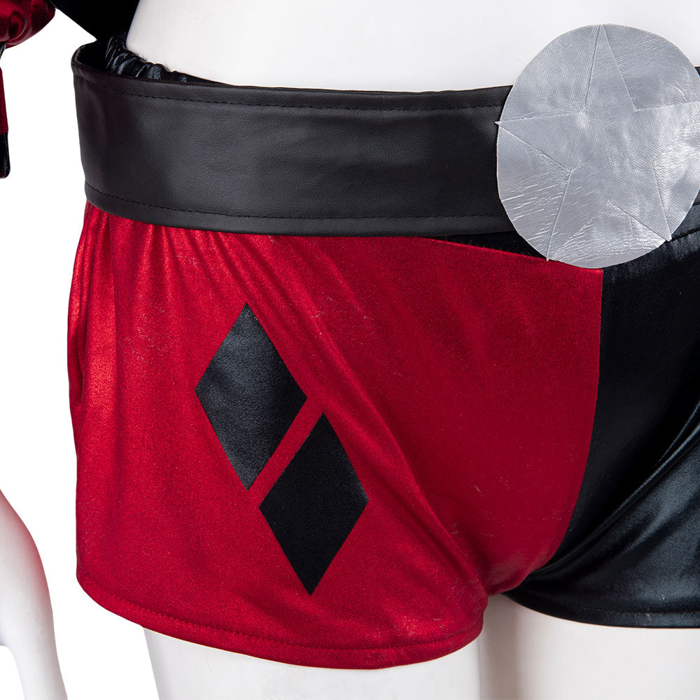 DC Comics Red White & Black: Harley Quinn Cosplay Costume