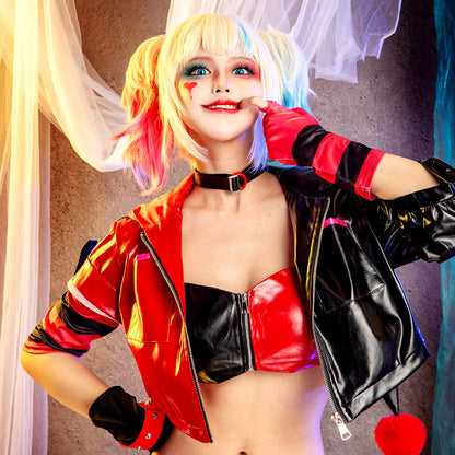 DC Suicide Squad Isekai Harley Quinn Cosplay Kostüm