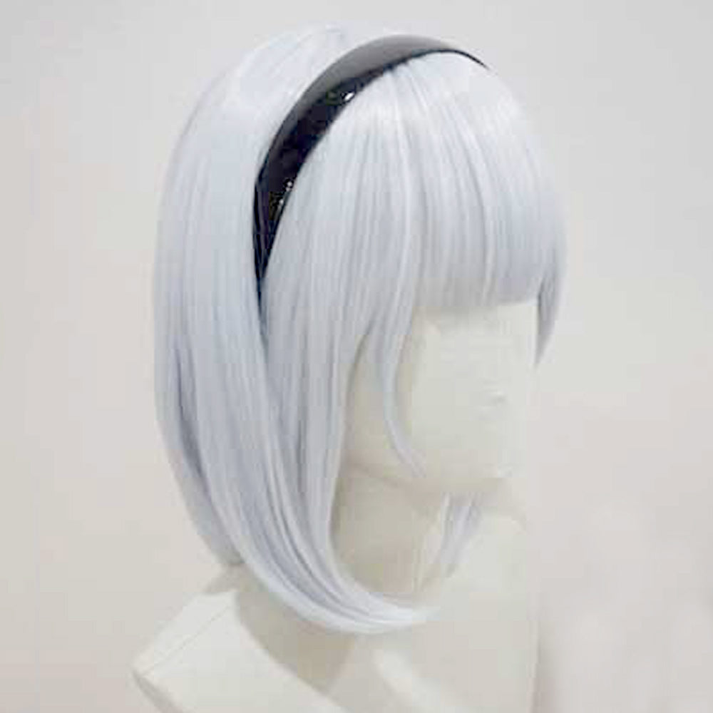 Azur Lane Dido Bisque Doll Silver White Cosplay Wig