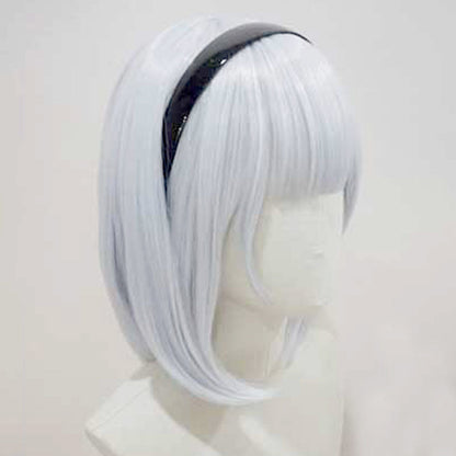Azur Lane Dido Bisque Doll Silver White Cosplay Wig