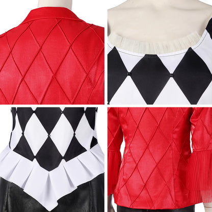 Joker: Folie à Deux Harley Quinn Red Black Suit Jacket Cosplay Costume