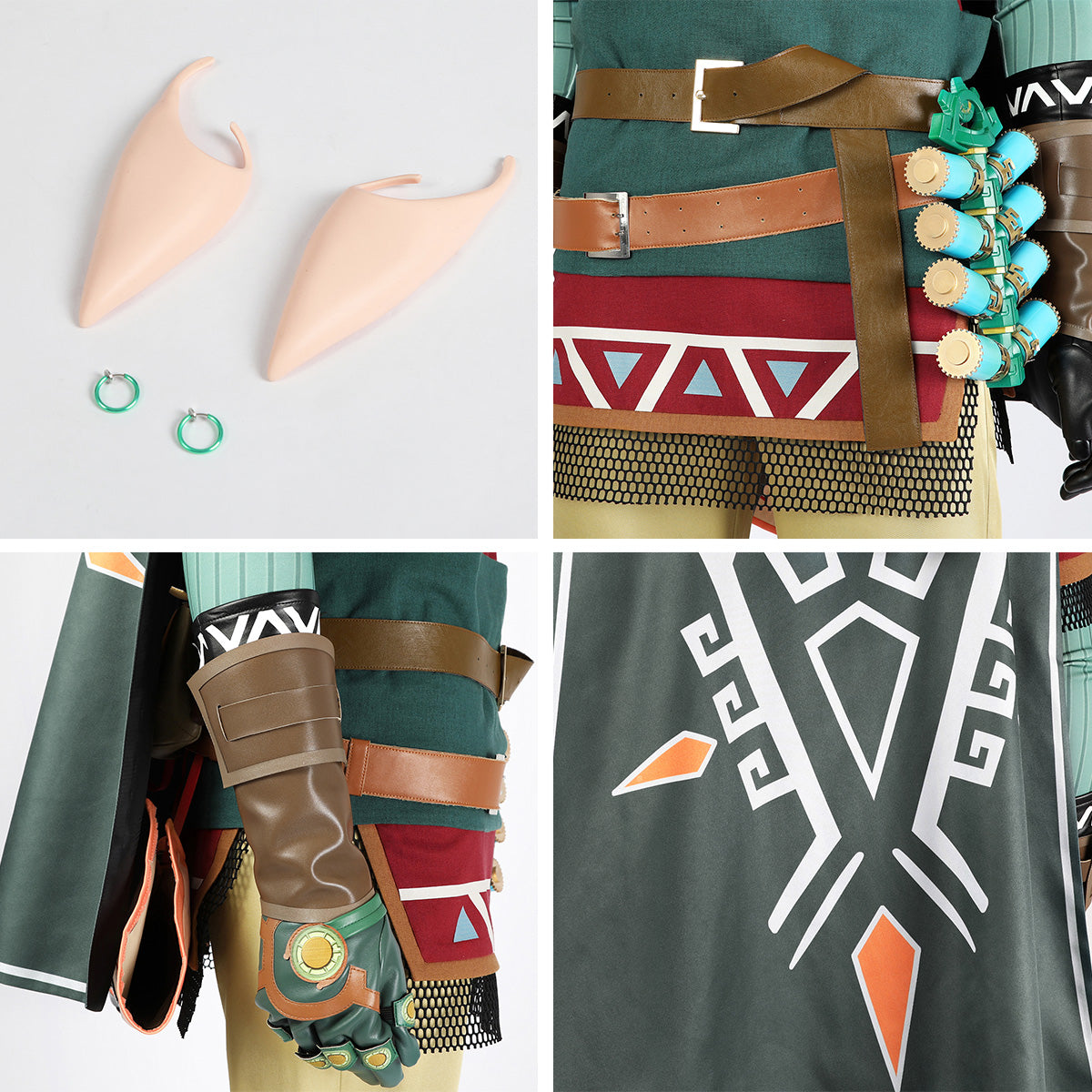 The Legend of Zelda: Tears of the Kingdom Link Hylian-Tunika Cosplay-Kostüm