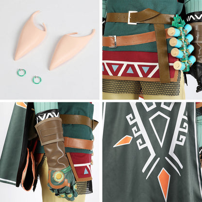 The Legend of Zelda: Tears of the Kingdom Link Hylian-Tunika Cosplay-Kostüm