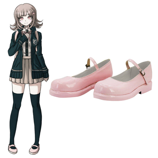 Danganronpa 2 Chiaki Nanami Pink Cosplay Schuhe