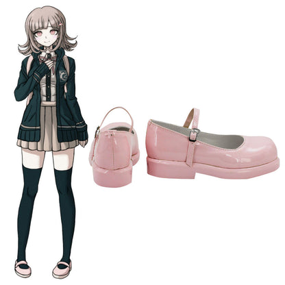 Danganronpa 2 Chiaki Nanami Pink Cosplay Schuhe