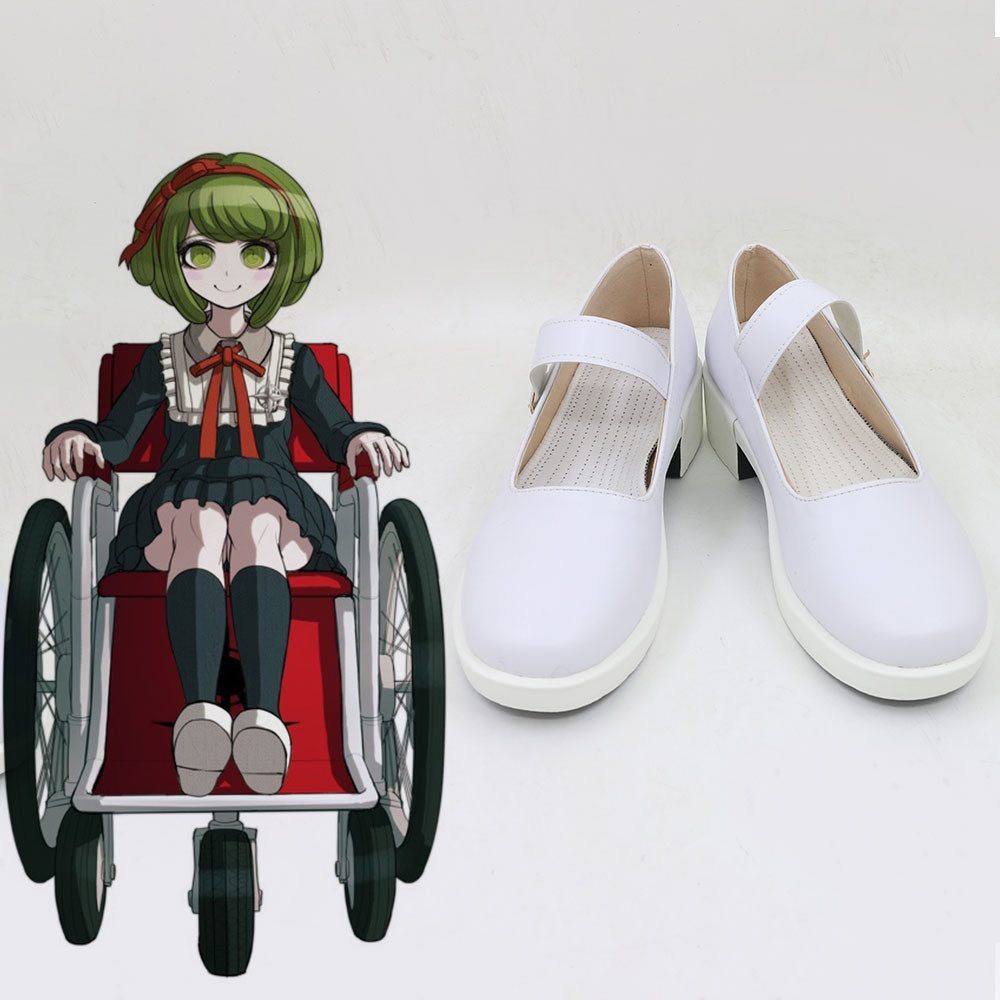 Danganronpa Another Episode: Ultra Despair Girls Monaca Towa White Cosplay Shoes