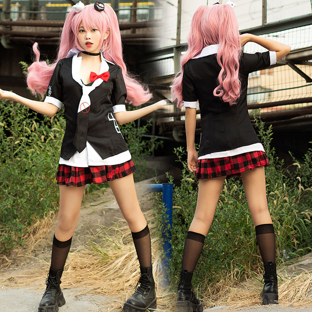 Danganronpa Dangan Ronpa : Trigger Happy Havoc Junko Enoshima Cosplay Costume