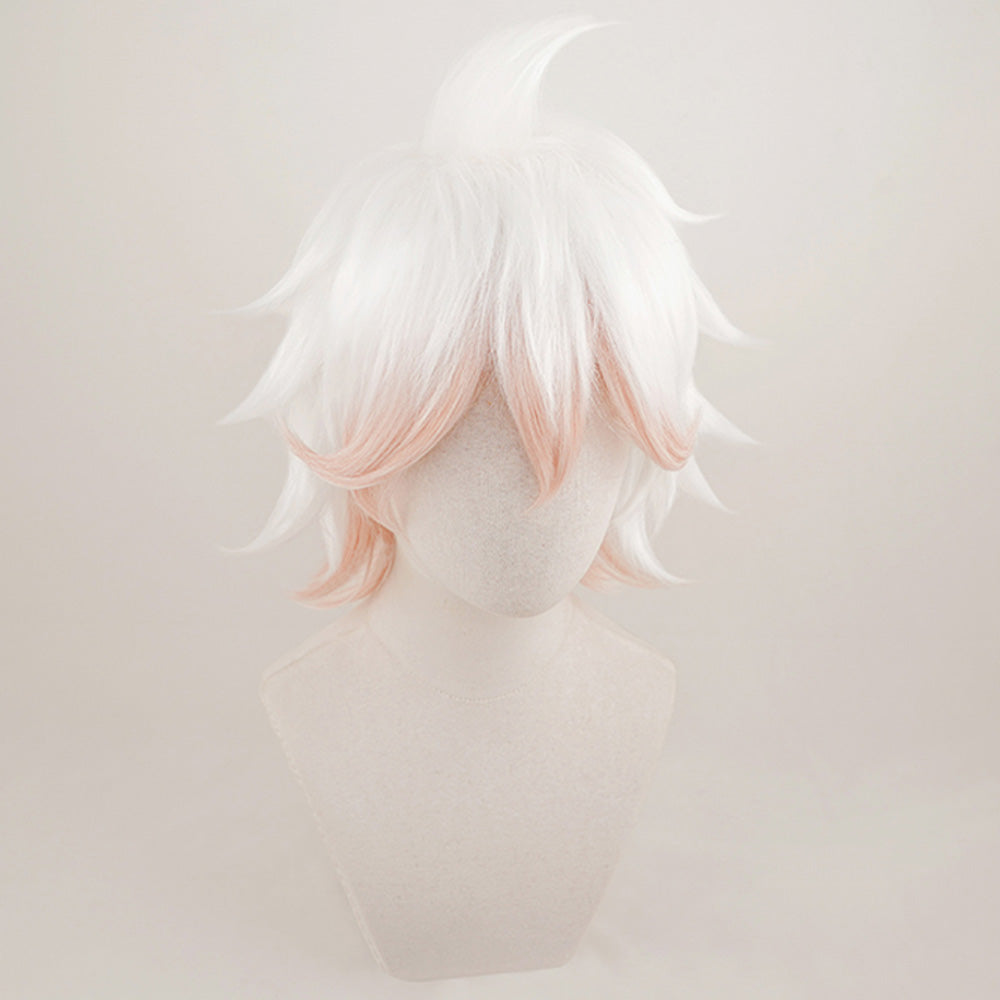 Super Danganronpa 2 Komaeda Nagito Perruque Cosplay Rose Blanche