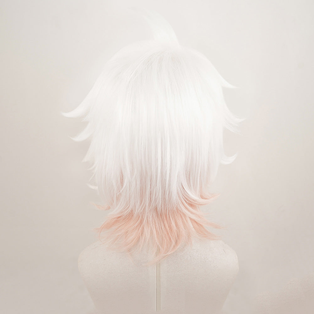 Super Danganronpa 2 Komaeda Nagito Perruque Cosplay Rose Blanche