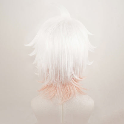 Super Danganronpa 2 Komaeda Nagito Perruque Cosplay Rose Blanche