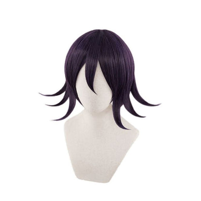 Perruque de Cosplay violette Kokichi Oma Danganronpa Dangan Ronpa V3: Killing Harmony