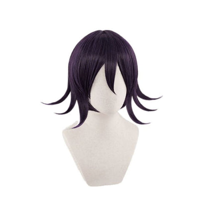 Perruque de Cosplay violette Kokichi Oma Danganronpa Dangan Ronpa V3: Killing Harmony