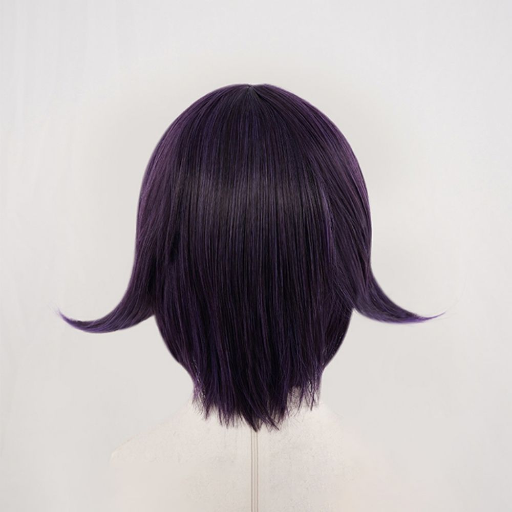 Perruque de Cosplay violette Kokichi Oma Danganronpa Dangan Ronpa V3: Killing Harmony