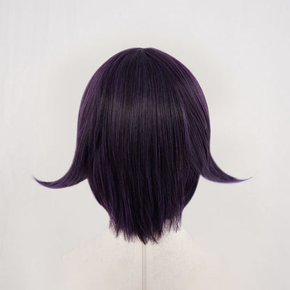 Perruque de Cosplay violette Kokichi Oma Danganronpa Dangan Ronpa V3: Killing Harmony