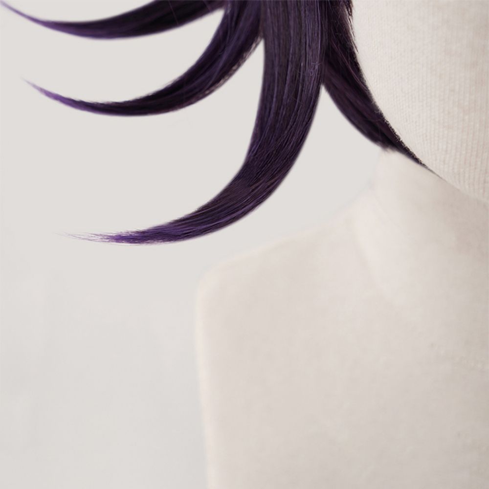 Perruque de Cosplay violette Kokichi Oma Danganronpa Dangan Ronpa V3: Killing Harmony