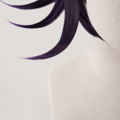 Perruque de Cosplay violette Kokichi Oma Danganronpa Dangan Ronpa V3: Killing Harmony