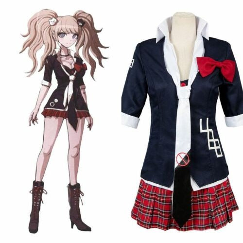 Danganronpa Dangan Ronpa : Trigger Happy Havoc Junko Enoshima Cosplay Costume