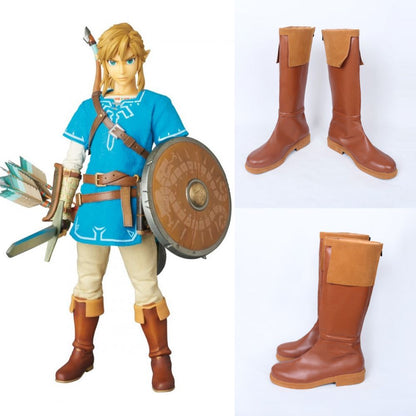 The Legend of Zelda: Breath of the Wild Link Shoes Cosplay Boots