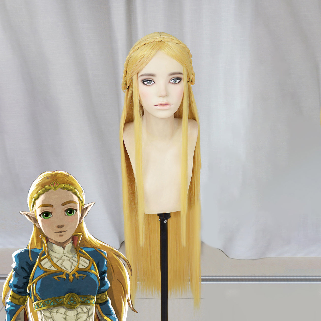 The Legend of Zelda: Breath of the Wild Princess Zelda Golden Cosplay Wig