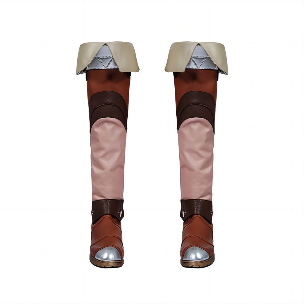 The Legend of Zelda: Tears of the Kingdom Prinzessin Zelda Braune Schuhe Cosplay Stiefel