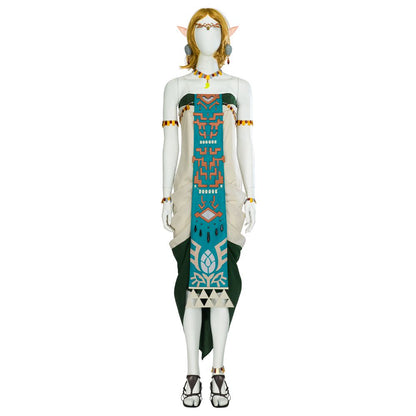 The Legend of Zelda: Tears of the Kingdom Prinzessin Zelda (Zonai-Kleid) Cosplay-Kostüm